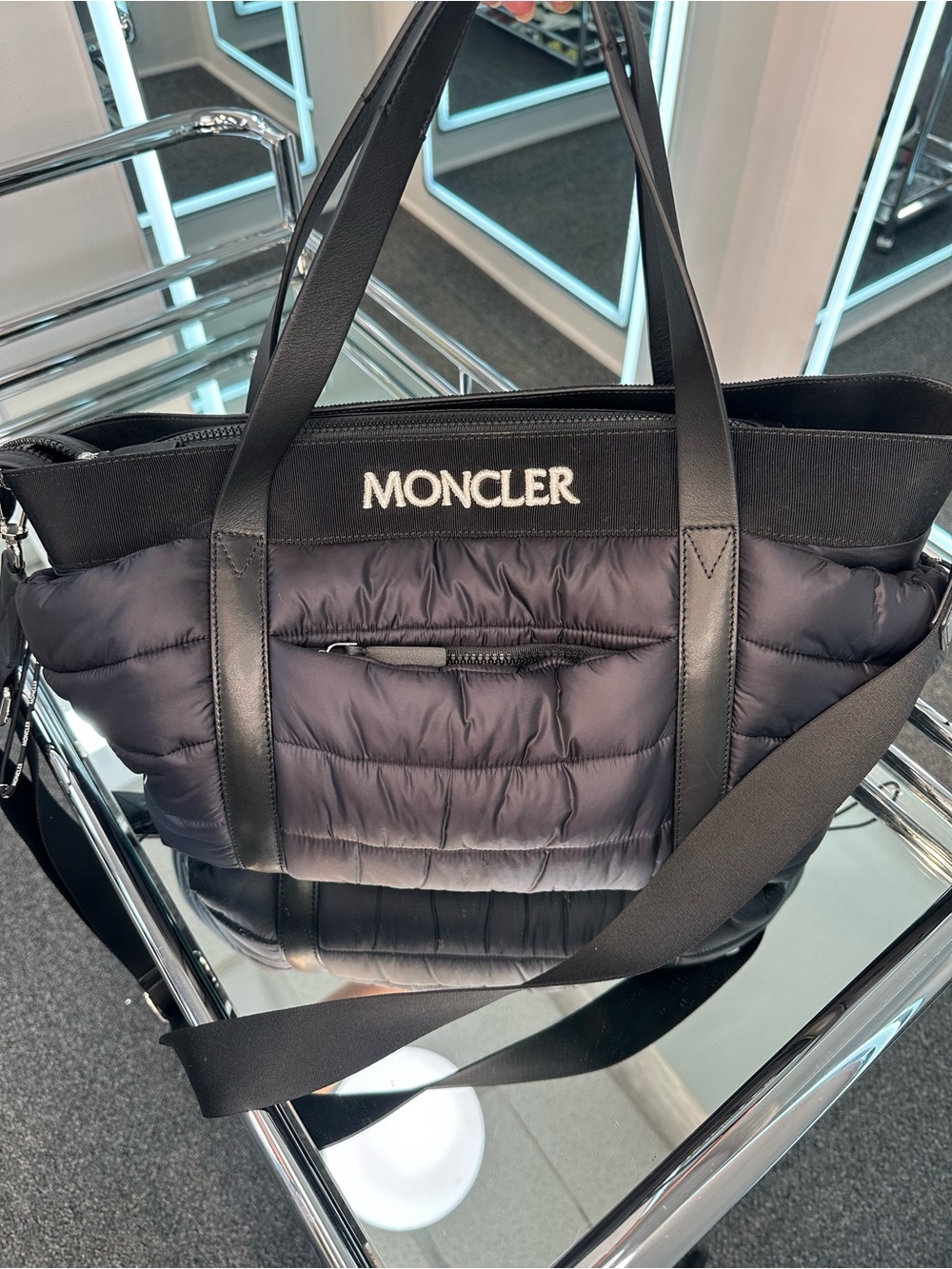 Moncler Padded Diaper/Changing Bag